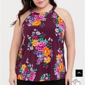 Torrid NEW! Studio Knit High Neck Tank